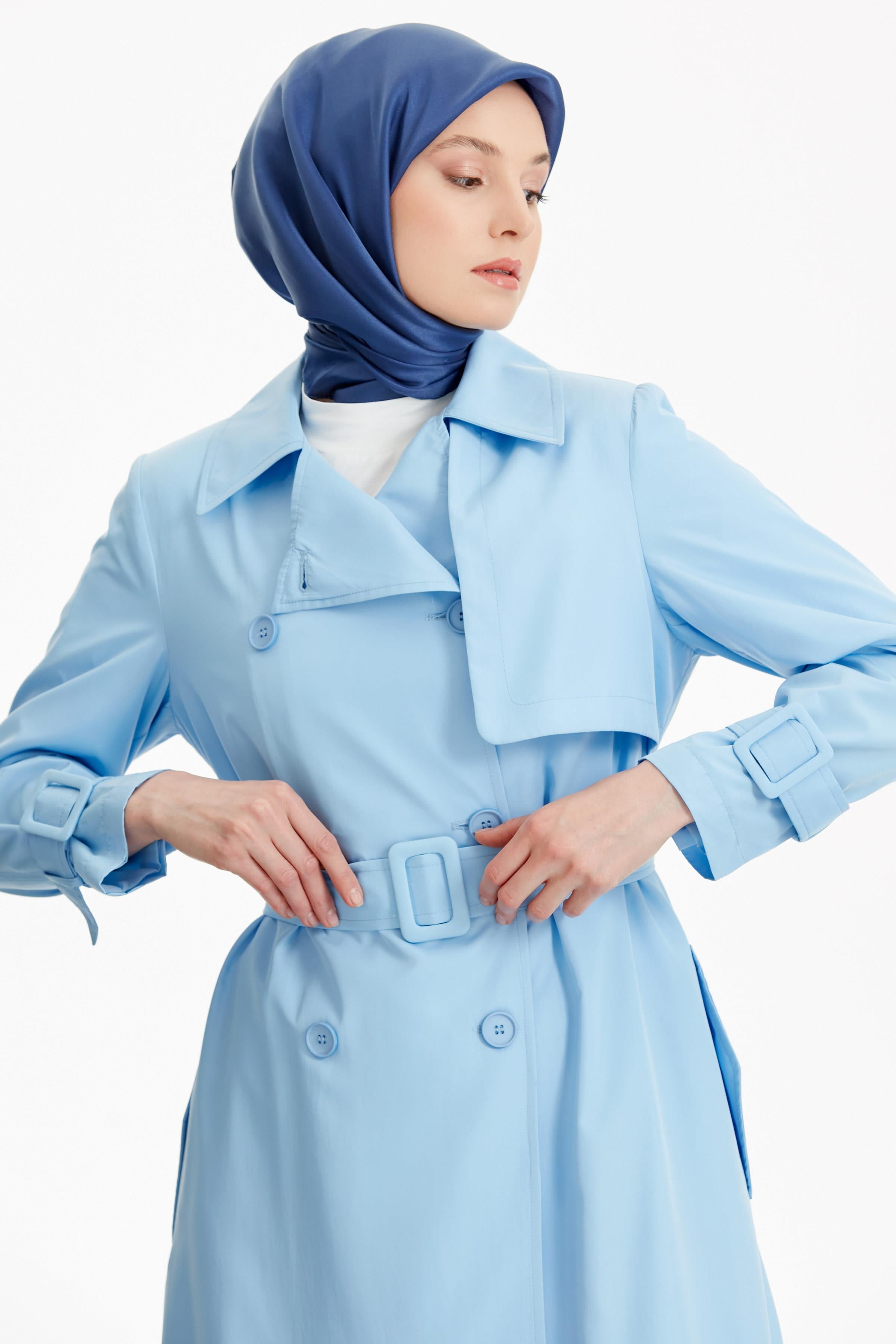 Trench bleu outlet clair